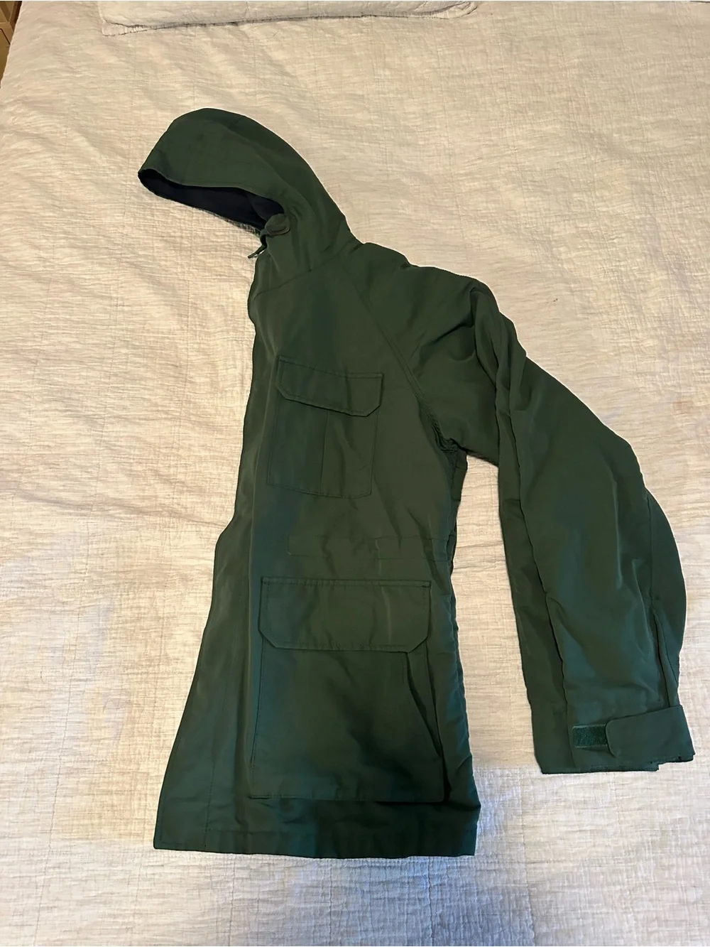 Uniqlo Men's Hooded Parka - Forest Green